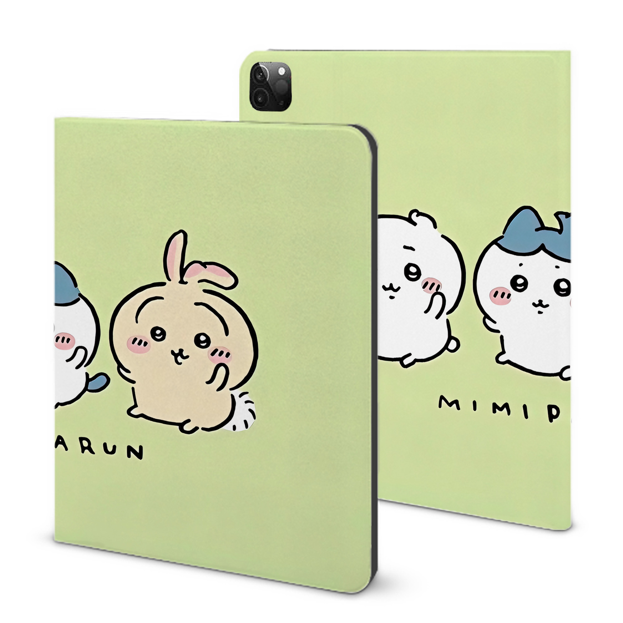 （画像用） ちいかわ Chii-kawa IPadケース ペンホルダー付き ブックスタイルデザイン